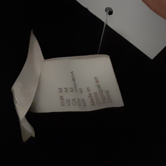 Nwt black sheer lined skirt - Picture 5 of 6